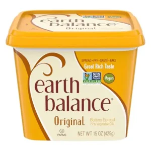 Earth Balance Original Buttery Spread, Dairy Free Butter Alternative, 15 oz Tub