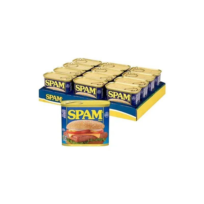 SPAM Classic, SPAM Canned Meat, 12 oz Can (12 Pack)