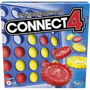 Hasbro Gaming Connect 4 Classic Grid,4 in a Row Game,Strategy Board Games for Kids,2 Player .for Family and Kids,Ages 6 and Up
