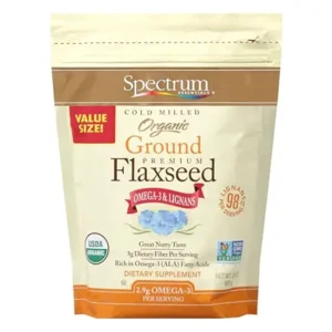 Spectrum Essentials Organic Ground Flaxseed, Gluten Free, 24 Oz