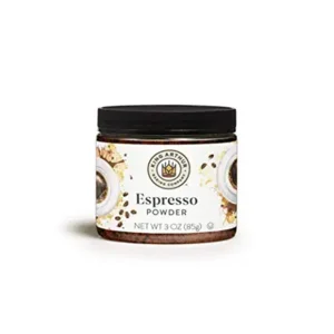 King Arthur Espresso Powder: Premium Baking Extract for Rich Chocolate Flavoring, 3 oz Reusable Jar, Kosher Certified - Enhance Your Desserts with Instant Coffee Intensity