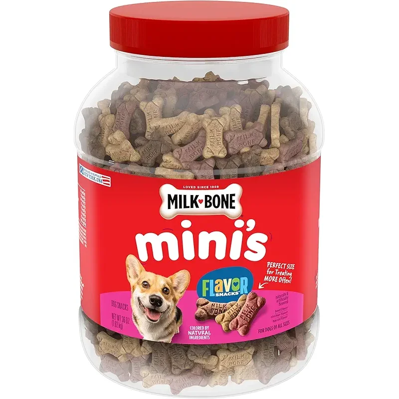 Milk-Bone Mini's Flavor Snacks Dog Treats, 36 Ounce