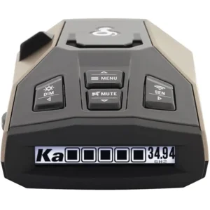 Cobra RAD 450 Laser Radar Detector: Long Range, False Alert Filter, Voice Alert & OLED Display, Black, RAD450