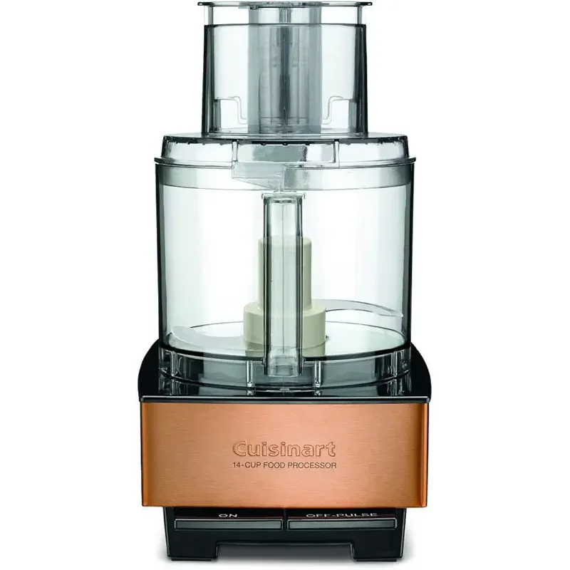 Cuisinart Food Processor 14-Cup Vegetable Chopper for Mincing, Dicing, Shredding, Puree & Kneading Dough, Copper, DFP-14CPY