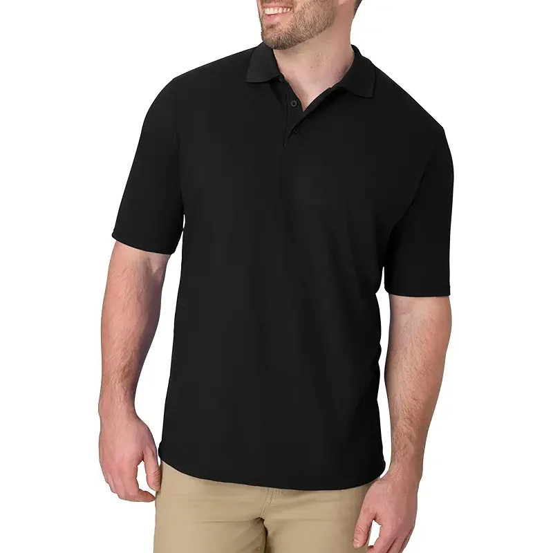 Hanes Men’s X-Temp Short Sleeve Polo Shirt, Midweight Men's Shirt