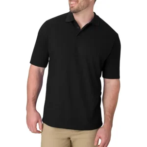 Hanes Men’s X-Temp Short Sleeve Polo Shirt, Midweight Men's Shirt