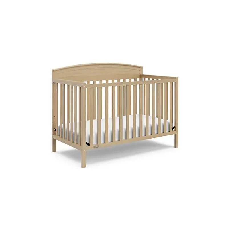 Graco Benton 5-in-1 Convertible Crib (Driftwood) – GREENGUARD Gold Certified, Converts from Baby Crib to Toddler Bed, Daybed and Full-Size Bed, Fits Standard Full-Size Crib Mattress