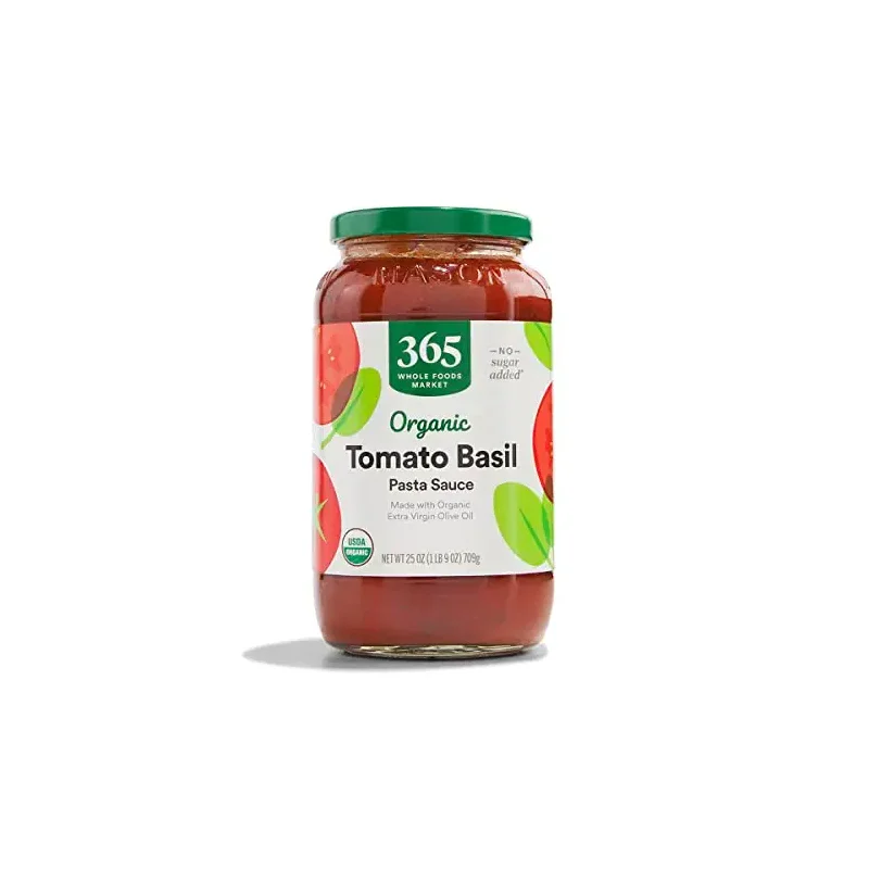 365 by Whole Foods Market, Organic Tomato Basil Pasta Sauce, 25 Ounce