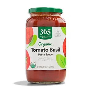 365 by Whole Foods Market, Organic Tomato Basil Pasta Sauce, 25 Ounce