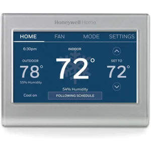 Honeywell Home RTH9585WF1004 Wi-Fi Smart Color Thermostat, 7 Day Programmable, Touch Screen, Energy Star, Alexa Ready, Gray