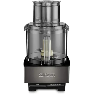 Cuisinart Food Processor 14-Cup Vegetable Chopper for Mincing, Dicing, Shredding, Puree & Kneading Dough, Black Stainless, DFP-14BKSY