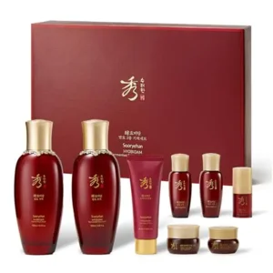 Sooryehan Ginseng Skincare gift Set - Hyobidam Korean Skin Care Set, Premium Gift Set for Intense Hydration, Firm Skin, Wild Ginseng, 13.53 fl oz
