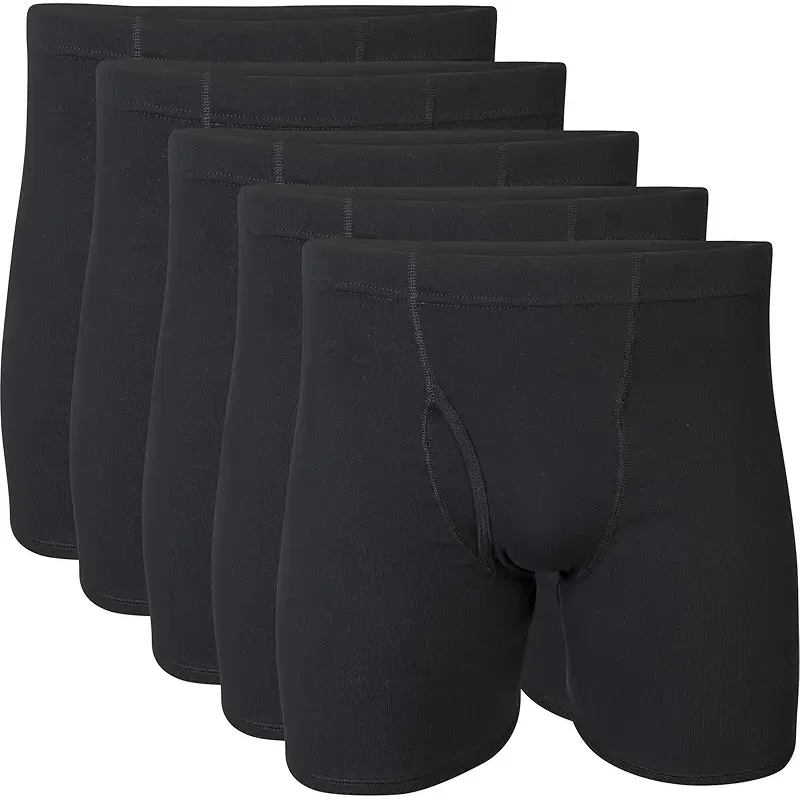 Gildan Men's Underwear Covered Waistband Boxer Briefs, Multipack