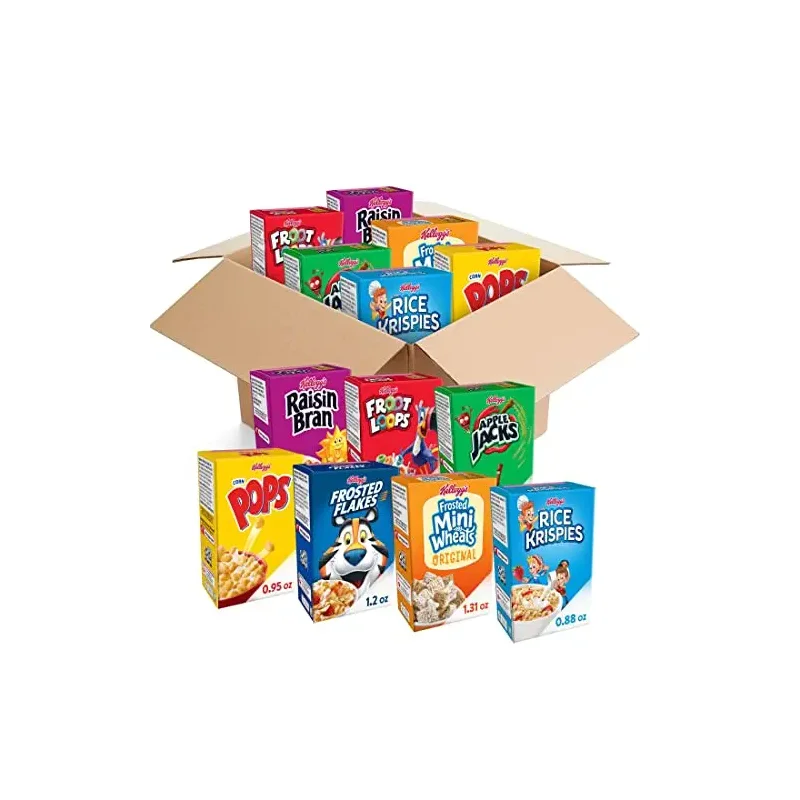 Kellogg's Cold Breakfast Cereal, Bulk Pantry Staples, Kid Snacks, Variety Pack (48 Boxes)