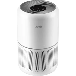 LEVOIT Air Purifier for Home Allergies Pet Hair in Bedroom, Covers Up to 1073 ft² by 56W High Torque Motor, AHAM VERIFIDE, 3-in-1 Filter with HEPA Sleep Mode, Remove Dust Smoke Odor, Core300-P, White