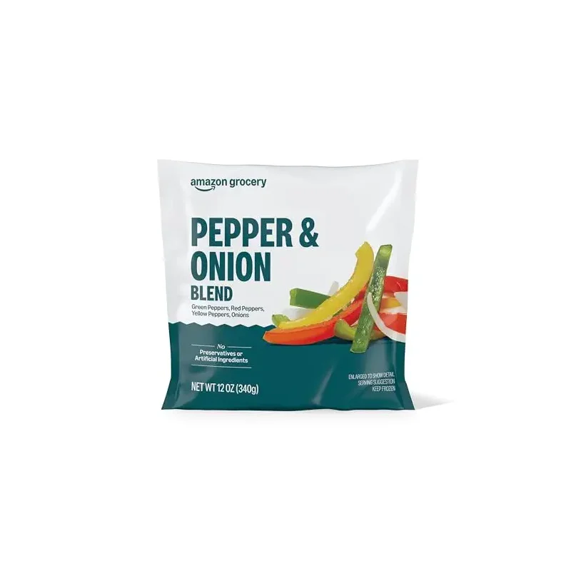 Amazon Grocery, Pepper & Onion Blend, 12 Oz, Frozen (Previously Happy Belly, Packaging May Vary)