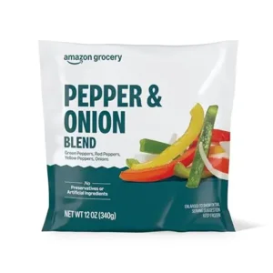 Amazon Grocery, Pepper & Onion Blend, 12 Oz, Frozen (Previously Happy Belly, Packaging May Vary)