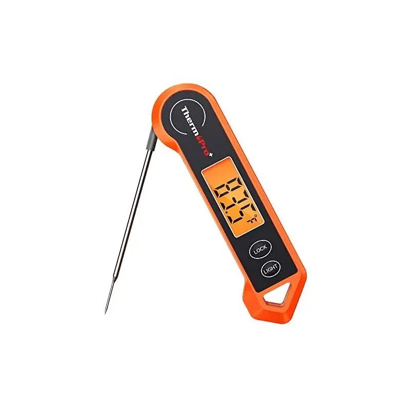 ThermoPro TP19H Digital Meat Thermometer for Cooking with Ambidextrous Backlit and Motion Sensing Kitchen Cooking Food Thermometer for BBQ Grill Smoker Oil Fry Candy Instant Read Thermometer