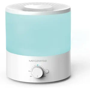 MegaWise Ultrasonic Cool Mist Humidifier SK7620 - 1.5L Capacity, Whisper-Quiet Operation, Adjustable Mist Output, Auto Shut-Off - Ideal for Home, Office, Baby Room, and Bedroom
