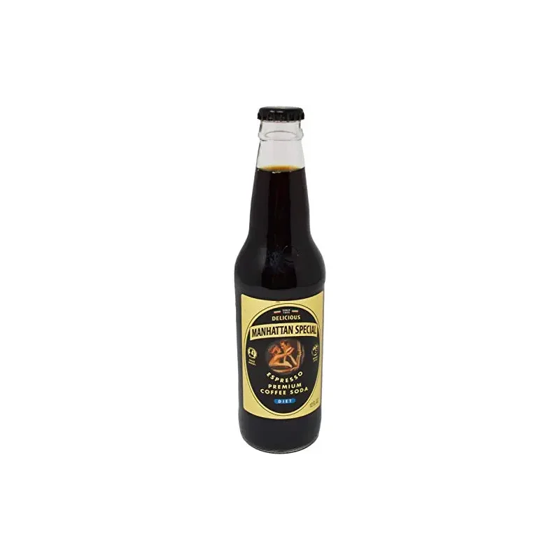 Manhattan Special - Diet - Espresso Premium Coffee Soda - 12 oz (24 Glass Bottles)