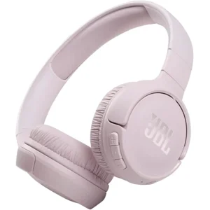 JBL Tune 510BT - Bluetooth headphones with up to 40 hours battery, microphone for call, foldable and comfortable, Android and iOs compatible (Rose)