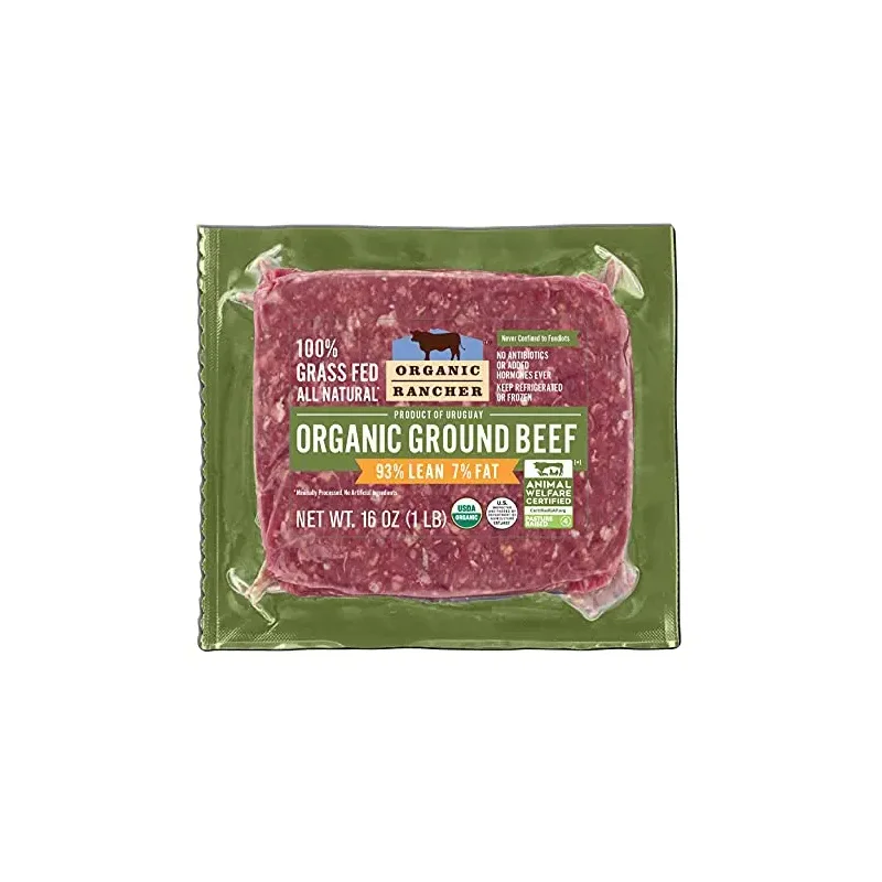 Organic Rancher Organic Ground Beef 93% Lean/7% Fat, 16 Oz