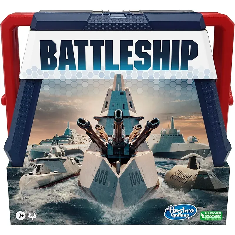 Battleship Classic Board Game, Strategy Game for Kids Ages 7 and Up, Fun for 2 Players