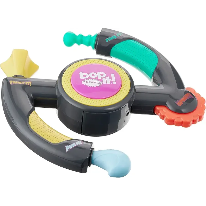 Hasbro Gaming Bop It Extreme Electronic Game for 1 or More Players, Fun Party Interactive Game for Kids Ages 8+, 4 Modes Including One-On-One Mode (Amazon Exclusive)