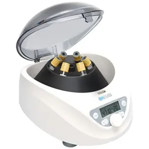 ONiLAB Lab PRP Benchtop Centrifuge 6x15mL/10mL/7mL/1.5-5ml, 300-5000rpm(Max. 2600xg RCF),LCD Digital Desktop Lab Centrifuge Timer 30sec-99min, Two Quick Start Programs