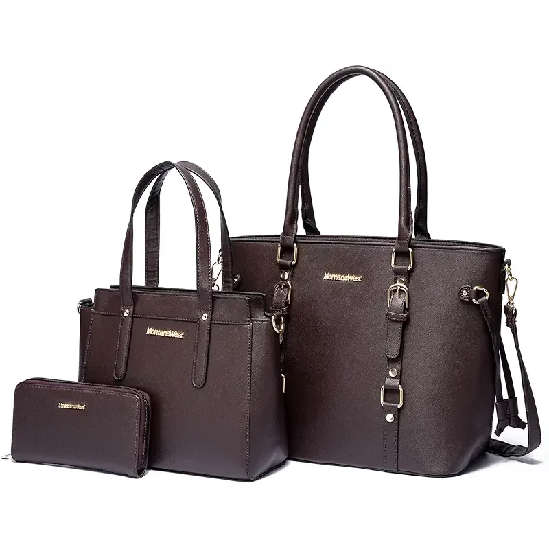 Montana West 3PCS Purses for Women Tote Bag and Wallet Set Shoulder Satchel Handbags