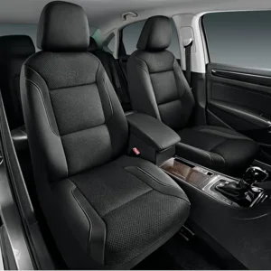 Skechers Men's Memory Foam Seat Covers, Air Cool Mesh Thick Car Seat Covers, Car Seat Covers Front Seats Airbag Compatible, Universal Automotive Comfort for Most Cars, Vans, Trucks, SUV,Black