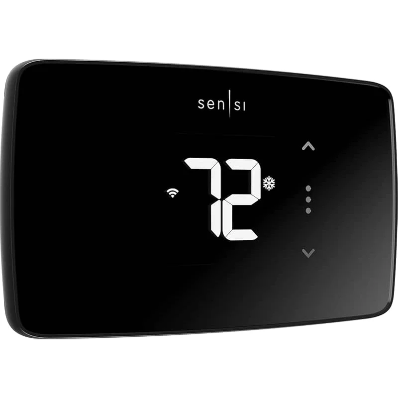 Sensi Lite Smart Thermostat, Data Privacy, Programmable, Wi-Fi, Easy DIY, Works With Alexa, Energy Star Certified, ST25, Most Systems C-Wire Not Required, Except On Heat/Cool Only and Heat Pump System