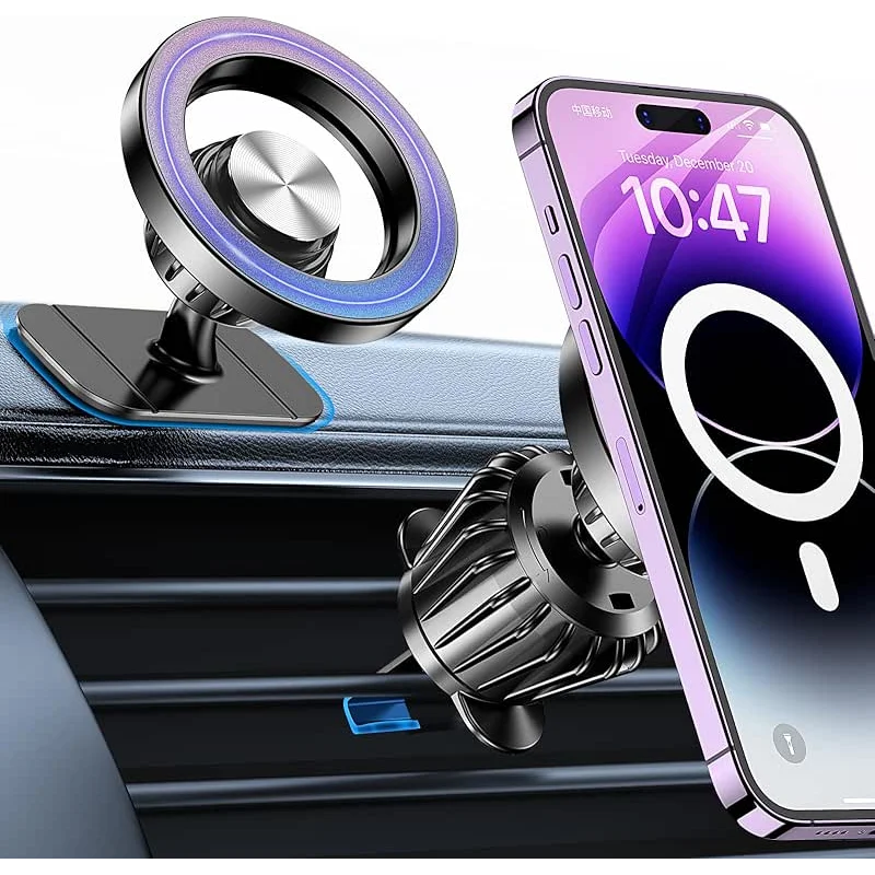 Kaistyle for Magsafe Car Mount【20 Strong Magnets】Magnetic Phone Holder for Car Phone Holder Mount Dash Mounted Holders Cell Phone Holders for Your Car Accessories for Women Men for iPhone 17 16 15 14