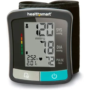 HealthSmart Digital Standard Blood Pressure Monitor with Automatic Upper Cuff That Displays Pulse Rate and Irregular Heartbeat, Stores up to 120 Readings for 2 Users (Pack of 48)
