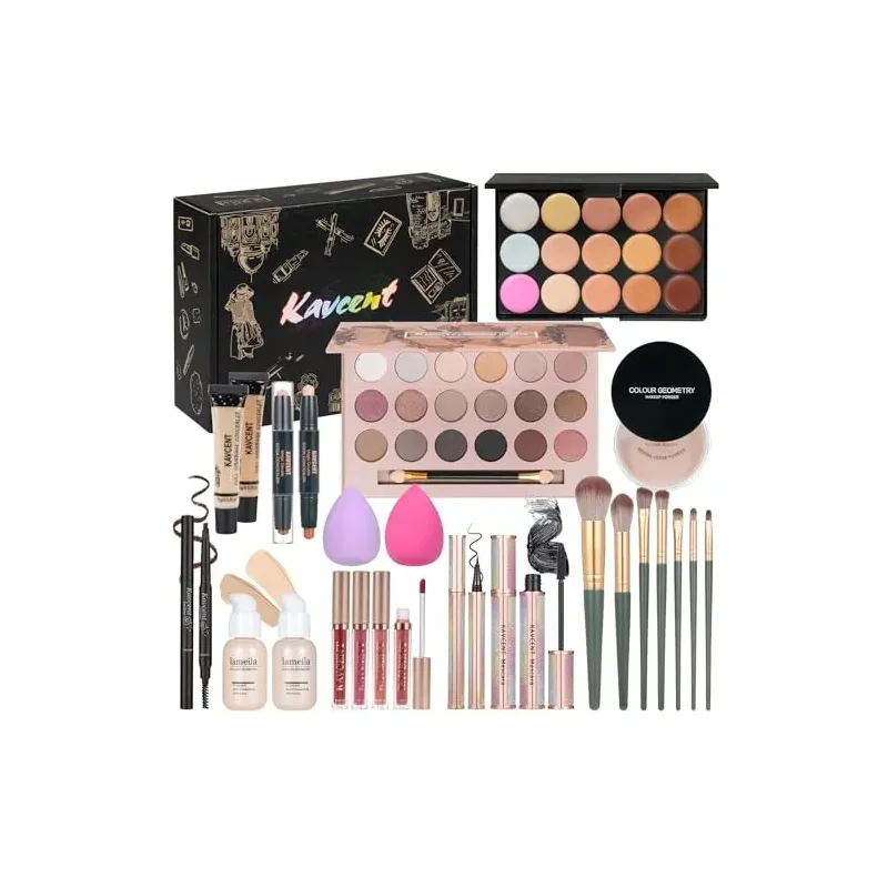 Makeup Kit Makeup Sets for Teens Makeup kits for Women Teenagers Full Kit Make up Eyeshadow Palette Foundation Concealer Lipgloss Makeup Gift Set for Women Teen Girls