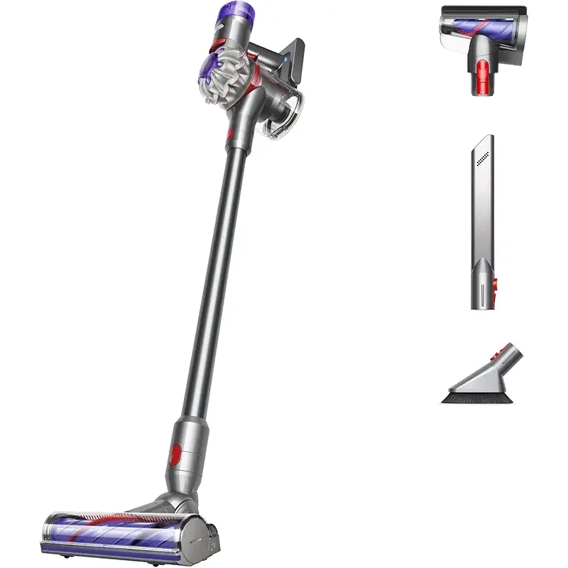 Dyson V8 Plus Cordless Vacuum, Cleans Hard Floors and Carpets, Detangles, Converts to Handheld, 115AW, 2 Power Modes, Up to 40 Minutes¹