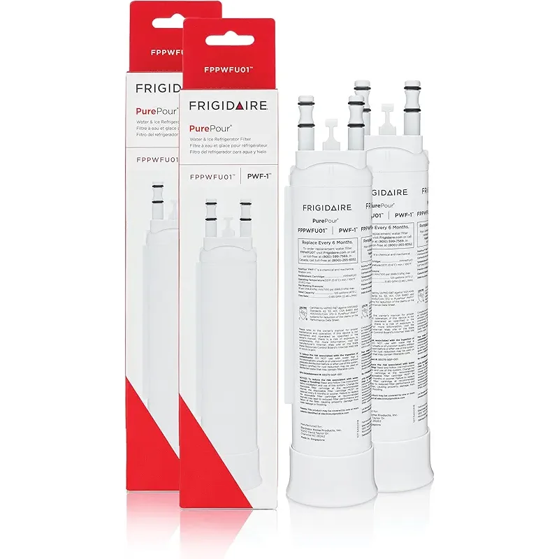 Frigidaire FPPWFU01 PurePour™ PWF-1™ Refrigerator Water Filter Replacement | Set of 2
