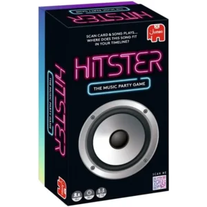 Jumbo Hitster - The Music Party Board Game, Card Game, Fun Music Quiz Game, 2-10 Players - 300 Plus Iconic Music Hits - Great for Adult and Family Game Nights (US Edition)