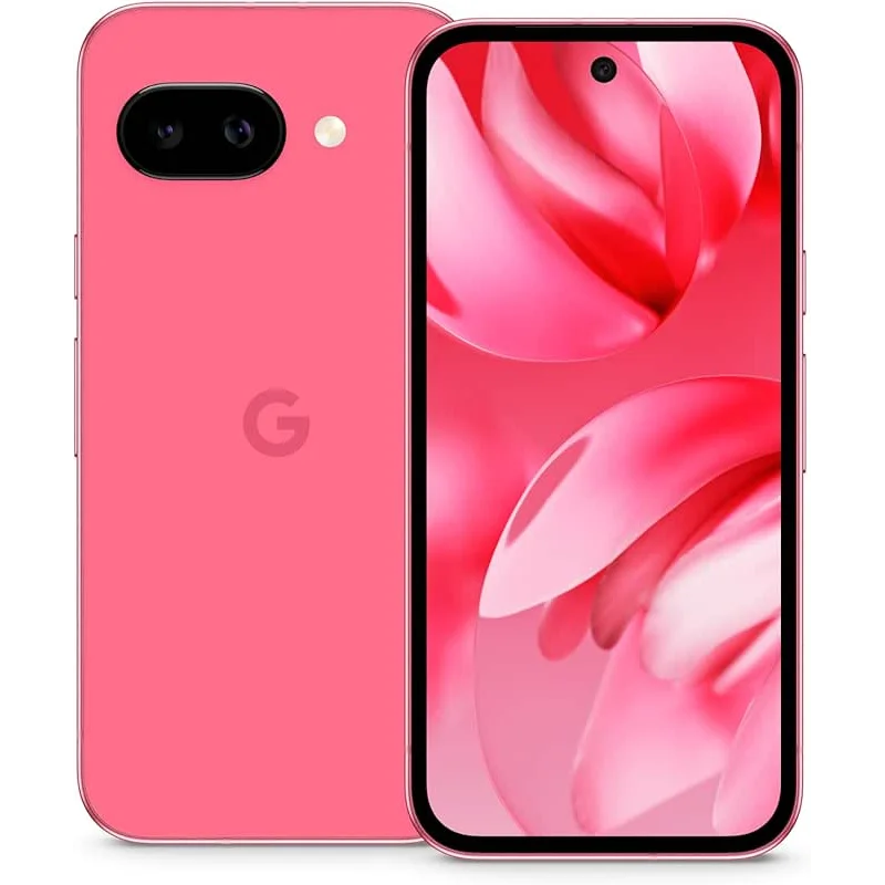 Google Pixel 9a with Gemini - Unlocked Android Smartphone with Incredible Camera and AI Photo Editing, All-Day Battery, and Powerful Security - Peony - 128 GB
