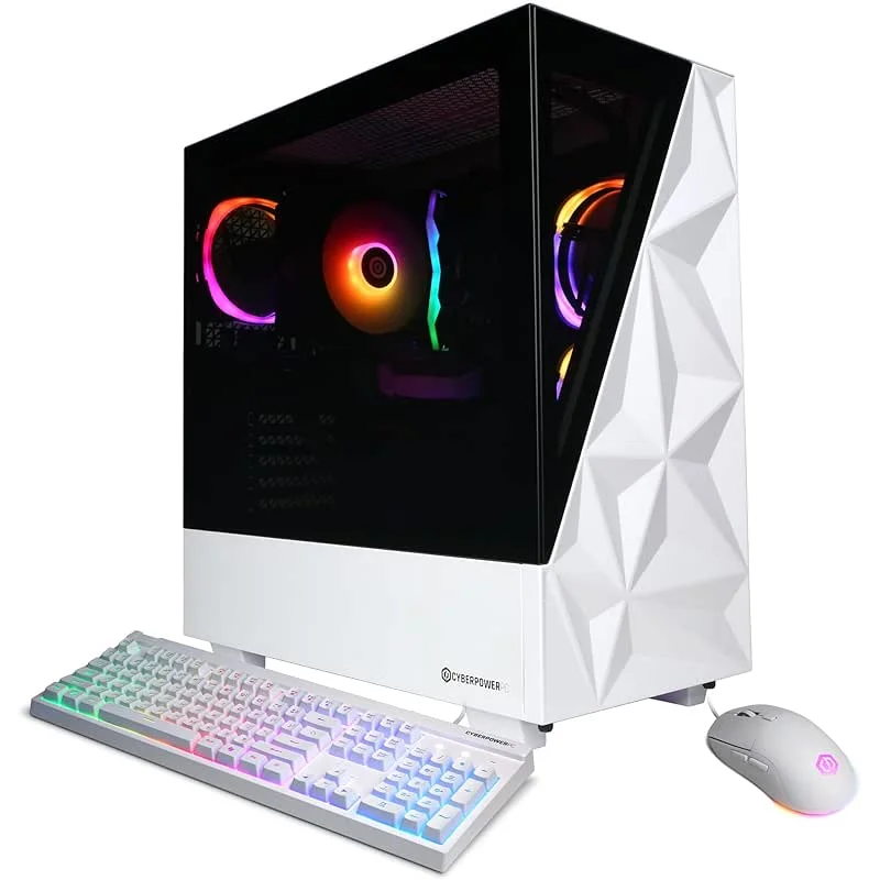 CyberPowerPC Gamer Xtreme VR Gaming PC, Intel Core i7-14700F 2.1GHz, GeForce RTX 5060 Ti 16GB, 16GB DDR5, 1TB PCIe 4.0 SSD, WiFi Ready & Windows 11 Home (GXiVR8040A17)