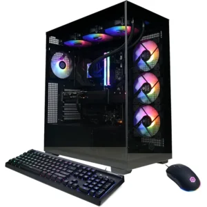 CyberPowerPC Gamer Xtreme VR Gaming PC, Intel Core i9-14900KF 3.2GHz, GeForce RTX 5070 12GB, 32GB DDR5, 2TB PCIe 4.0 SSD, WiFi Ready & Windows 11 Home (GXiVR8080A39)