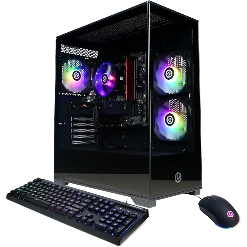 CyberPowerPC Gamer Xtreme VR Gaming PC, Intel Core i5-13400F 2.5GHz, GeForce RTX 5060 8GB, 16GB DDR5, 1TB PCIe 4.0 SSD, WiFi Ready & Windows 11 Home (GXiVR8060A40)