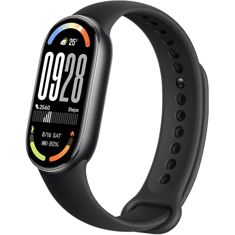 Xiaomi Mi Smart Band 10 (2025) Global Version - 1.72" AMOLED Display | 21 Days Battery Life | Touchscreen, Multi-Sport Tracker, Activity Tracker, Heart Rate Monitor | BT5.4 - (Midnight Black)