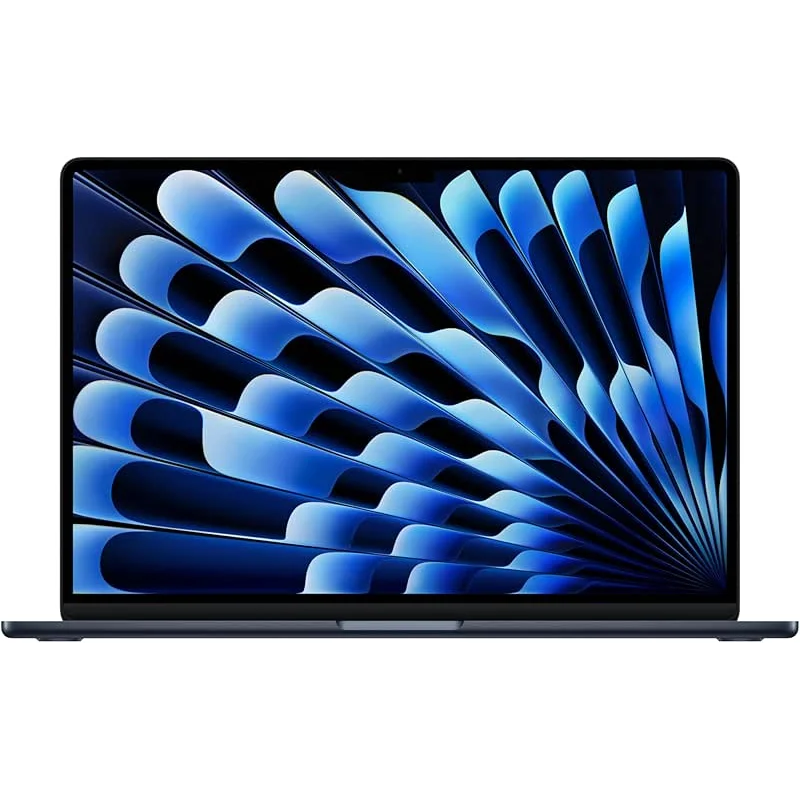 Apple 2025 MacBook Air 15-inch Laptop with M4 chip: Built for Apple Intelligence, 15.3-inch Liquid Retina Display, 16GB Unified Memory, 256GB SSD Storage, 12MP Center Stage Camera, Touch ID; Midnight