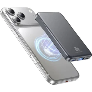 Magnetic Portable Charger, 10000mAh Power Bank, 20W Fast Charging for Magsafe Battery Pack, Travel Essential Wireless Charger Compatible with iPhone 17/16/15/14/13/12 Pro/Max/Air/Plus Series, Samsung