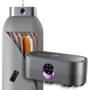 Portable Clothes Dryer, Clothes Dryer hold 9-12 Items, With Time Setting、Remote Control, Portable Dryers For Laundry, Apartments, RV, Travel, Low noise、Energy Saving、 Wrinkle Resistant