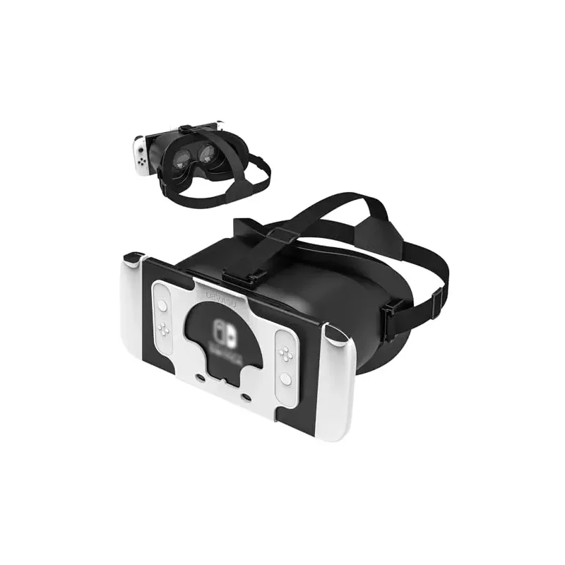 VR Headset for Original Nintendo Switch & Switch OLED Model Upgraded, Virtual Reality Glasses with Adjustable HD Lenses and Comfortable Head Strap, Labo Kit, 3D Goggles