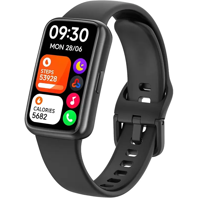 Fitness Tracker Smart Watch for Men Women, 1.47" HD with Bluetooth, 24/7 Heart Rate & Blood Oxygen Monitor, Sleep & Step Counter, 100+ Sports Modes, IP68 Waterproof, Compatible with Android iOS