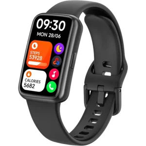 Fitness Tracker Smart Watch for Men Women, 1.47" HD with Bluetooth, 24/7 Heart Rate & Blood Oxygen Monitor, Sleep & Step Counter, 100+ Sports Modes, IP68 Waterproof, Compatible with Android iOS