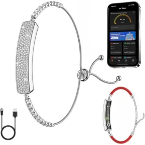 Fitness & Sleep Tracker with 2 Bands, Smart Bracelet for Women,Stylish & Ultra-Light Smart Bracelet, 24/7 Heart Rate, Blood Oxygen & Stress Monitor, Waterproof Health Trackers Gifts for Girls